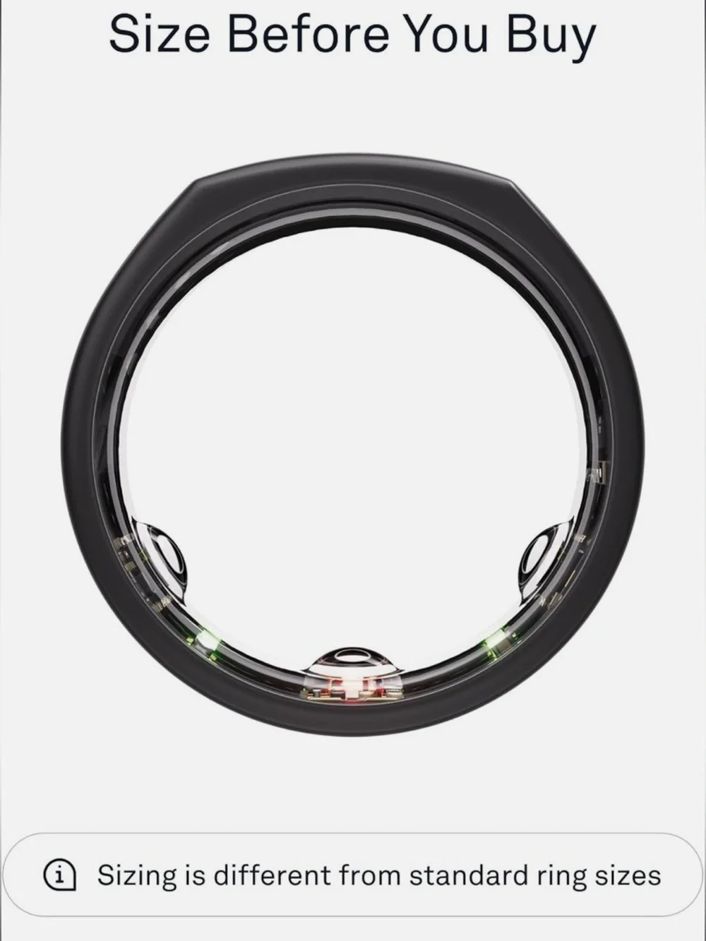 OURA Gen3 Heritage Stealth US10 Set